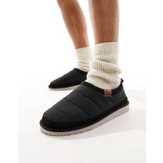 Herre Hjemmesko Jack & Jones Forede Hjemmesko I Sort Nylon Anthracite