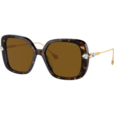 Swarovski Lunettes de soleil Swarovski Femme Sunglass SK6011 - Couleur du Monture Havana