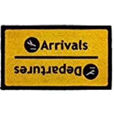 Yellow Entrance Mats Premier Housewares Interiors Black, Yellow