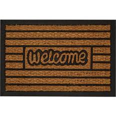 Multicoloured Entrance Mats Premier Housewares Interiors Welcome Panama Brown