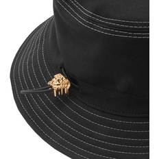 Versace Hats Versace Black Embroidered Bucket Hat 2B050-Black-Grey