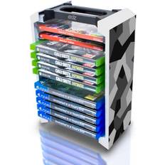 PS5 Game Holder Tower Stand for 12 Discs Camo