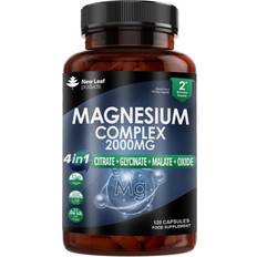 Magnesium complex New Leaf Products Magnesium Complex 4-in-1 2000mg Glycinate