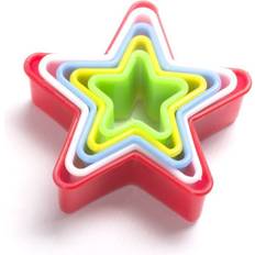 Bakeware Yolli 5, Stars Mixed Colours Themes Cookie Cutter