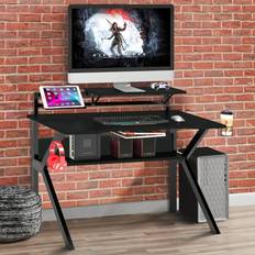 3 Tier Gaming Desk Black