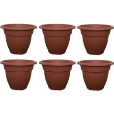 Pots, Plants & Cultivation Whitefurze Terracotta Colour Round Bell Plant Pot Flower Planter ∅45cm