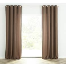 Guld Gardinlængder Dekoria Basic Gardin Med Øskner 140x280 cm