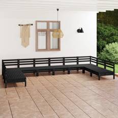 Garden & Outdoor Furniture vidaXL Solid Pinewood Garden Lounge