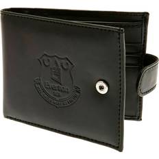 Silver Wallets Everton Everton FC Mens Official RFID Embossed Leather Wallet - Black