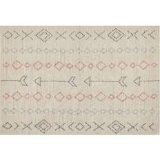 Ekologiska Mattor Beliani Dispur Bomullsmatta 140x200 cm Beige Beige cm