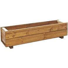 Pots, Plants & Cultivation RUDDINGS WOOD 90cm Wooden Trough Planter Plant Container Box