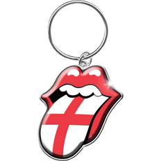 Lommebøker & Nøkkelholdere Rolling Stones The England Enamel Keyring - White/Multicolour/Red