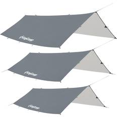 Camping & Outdoor KingCamp Camping Tarp Bowman Sonnensegel Bus Zelt Wind Schutz Plane Dach UV 50 Größe: L 3 x 4 m