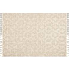 Tuftade Mattor Beliani Itangar Bomullsmatta 140x200 cm Beige Beige cm