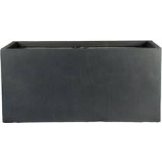 Pots, Plants & Cultivation Idealist Contemporary Trough Garden Planter, Lead