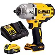 Dewalt DCF899N 18v XR Brushless High Torque Impact Wrench with 1 x 5.0Ah Battery & Charger