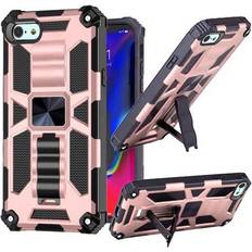 HD Accessory Tough Ultra Rugged Hybrid Case for iPhone SE 3rd gen & 2nd gen and iPhone 8/7 Rose Gold