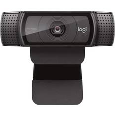 Logitech C920e C920 HD Webcam, Full HD 1080p Video Calling and Recording, Dual Stereo Audio, Stream Gaming Black No Tripod