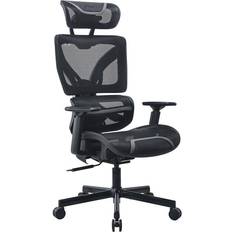 Ergonomic X 24 Gaming Chair Black & Grey, Black,Silver/Grey