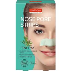 Purederm Hautpflege Purederm Nose Pore Strips Tea Tree 6 Pcs