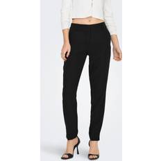 Chinos - Femme Pantalons Only Pantalon À plis 'ONLVERONICA-ELLY' - Noir