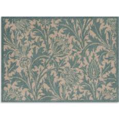 Cotton Entrance Mats 60X85cm Morris Co Thistle Doormats Green
