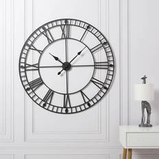 Home Garden Direct Skeleton Large with Roman Numerals Wall Clock 100cm