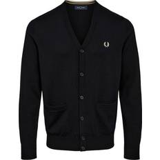 Fred Perry Herre Trøjer Fred Perry Cardigan - Sort