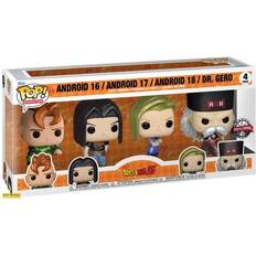 Draak Beeldjes Funko Pop 4Pack: Android 16/Android 17/Android 18/DR.Gero Pop