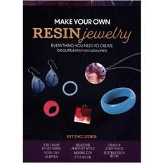Make Your Own Resin Jewelry: Everything You Need to Create Beautiful Resin Accessories Kit Includes: Two-part Epoxy Resin, Resin Dye, Glitter, Silicone Jewelry Mold, Mixing Cup, Stir Stick, Chain and Jump Rings, Instruction Book
