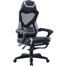 ADX Gaming Chairs ADX Ergonomic Y 24 Gaming Chair Black & Grey, Black,Silver/Grey