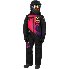 FXR Helium Monosuit Barn Svart-Neon Fusion