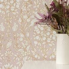 Nu Enchanted Blush Pink Self Adhesive Wallpaper Pink