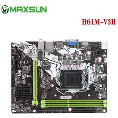 PCI Motherboards MAXSUN Motherboard H61M-V3H For Intel LGA i3 i5 i7