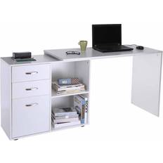 Homcom Zennor Compact L-Shaped Writing Desk