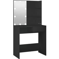 vidaXL Makeupbord LED-lys Toiletbord