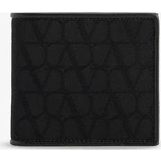 Valentino Garavani Nero Icon Woven Billfold Wallet