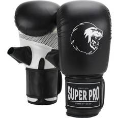 S Kampsportshandsker Super Pro Boxhandschuhe "Victor" XL, Schwarz-Weiß