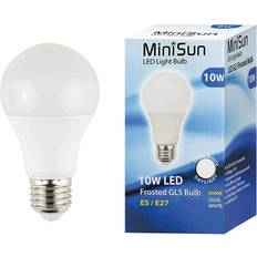 Light Bulbs ValueLights Minisun 10W es E27 led gls Bulbs 6500K Pack of 8