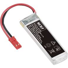 Reely Modelbyggeri-batteripakke LiPo 3.7 V 600 mAh Celletal: 1 25 C Softcase BEC