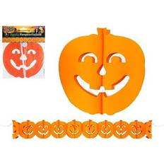 Halloween Garlands & Confetti 3m/300cm Spooky Pumpkin Halloween Garland Decoration