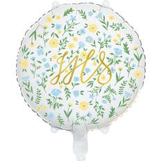 Festartikler PartyDeco Farverig IHS Folieballon 45 cm