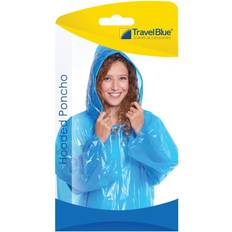 Unisexo Capas y Ponchos Travel Blue Poncho Con Capucha