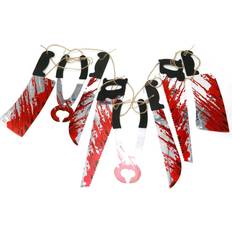 Party Supplies Shatchi 8Pcs Halloween Bloody Weapons Garland 8ft Bunting Banner Horror Props