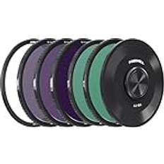 Camera Lens Filters Freewell M2 magnetiskt snabbbyte 5-pack 77 mm ND filtersats med CPL- och UV-filter