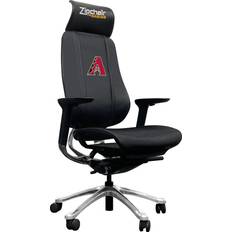 Adult - Leather Gaming Chairs Dreamseat Black Arizona Diamondbacks Team Logo PhantomX Gaming Chair