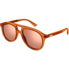 Gucci Orange Sunglasses Gucci Men's Sunglasses - Orange