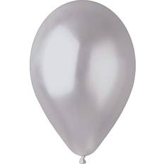 Festartikler Balloner 30 cm sølv metal