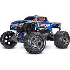 Traxxas RC Cars Traxxas STAMPEDE BLAU 1/10 2WD MONSTER-TRUCK RTR BRUSHED, MIT AKKU UND 4 AMPERE USB-C-LADER