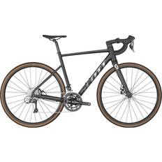 56 cm - Herr Landsvägscyklar Scott Speedster 40 2024 - Black/Brushed Silver Herrcykel